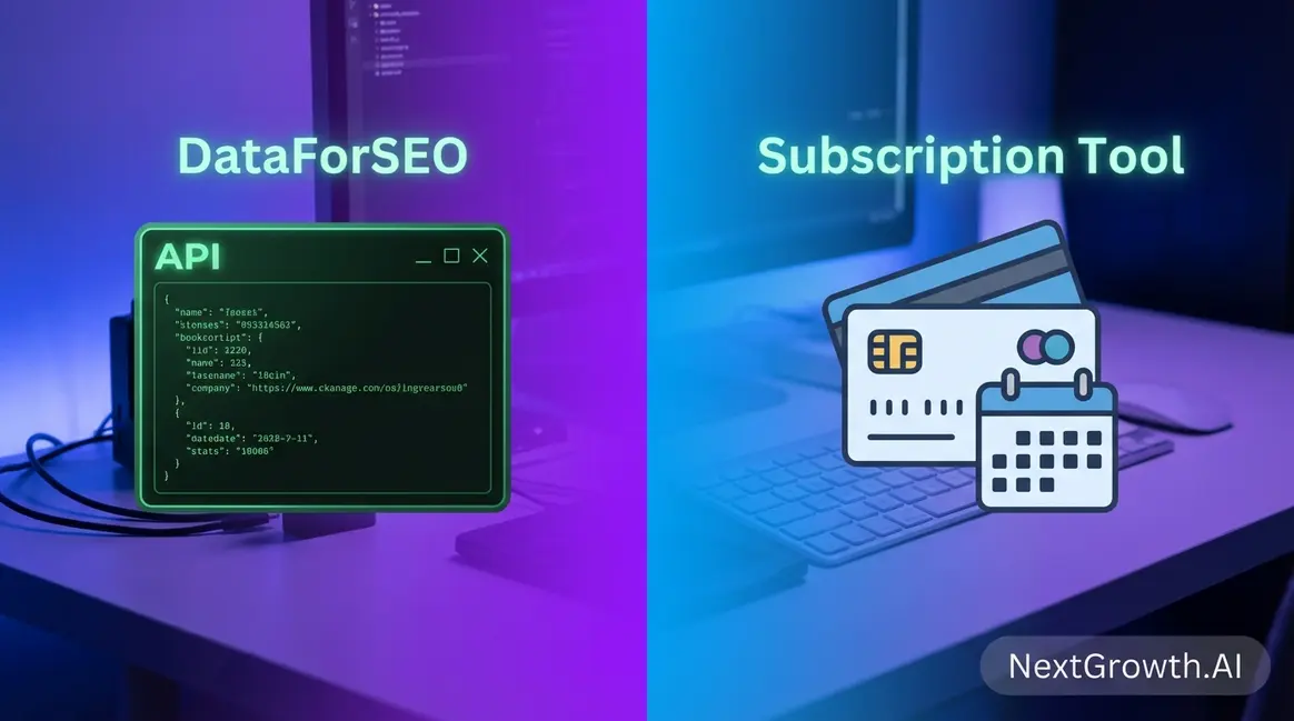 DataForSEO reviews comparing pay-as-you-go API pricing versus Ahrefs subscription cost